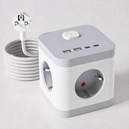 Kubformat grenuttag med USB-C